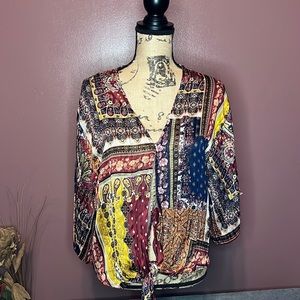 Women’s size medium print top